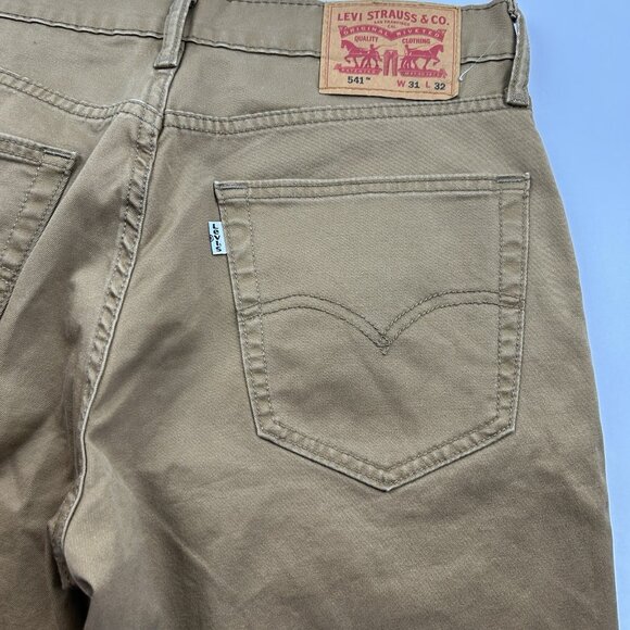 Levi's 541 Athletic Taper Men's Gold Stretch Jeans Size 31 x 32 - Picture 12 of 16